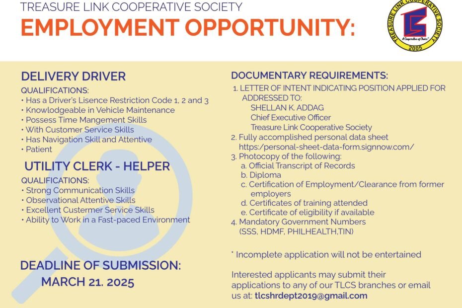 TLCS Hiring